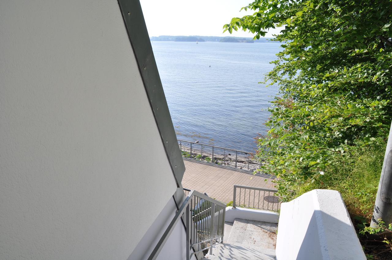 Ferienwohnung Strandkieker Glücksburg Exteriör bild